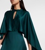 Amory caped gown