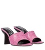 Liliana croc-effect leather sandals