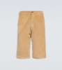 Cotton corduroy shorts