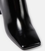 55 patent leather knee-high boots