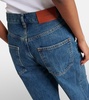 High-rise straight jeans