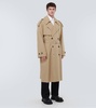 Cotton-blend trench coat