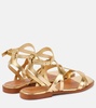 Zimmermann Bay metallic leather sandals