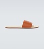 Varsicool leather slides