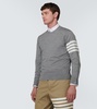 4-Bar virgin wool sweater