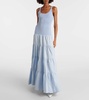 Pozas tiered linen maxi dress