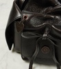 Multipocket Mini leather tote bag