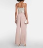 High-rise wide-leg pants