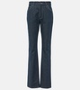 Nedar high-rise straight jeans