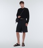 Greca Border mesh shorts