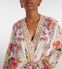 Sew Yesterday floral silk robe