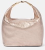 Twist Mini metallic leather tote bag