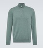 Cashmere half-zip sweater