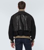 Wool-blend varsity jacket