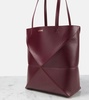 Puzzle Fold Medium leather tote bag