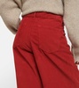 Chan corduroy wide-leg pants