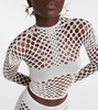 Mesh crop top