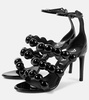 La Bombe 90 patent leather sandals