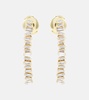 Fireworks 18kt gold earrings with white diamonds