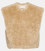 Feliz faux-shearling vest 