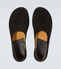 Canal suede slip-on shoes