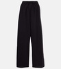 Hubert cotton wide-leg pants