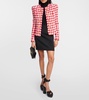 Houndstooth tweed jacket