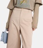 Pablo cotton twill wide-leg pants