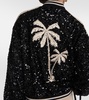 Sequined blouson