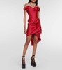 New Cora Crove Satin Mididress