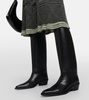 Bronco leather knee-high boots