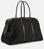 Myles leather-trimmed duffel bag