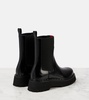 Web Stripe leather Chelsea boots