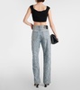 Diego snake-print straight jeans