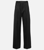 High-rise wide pants