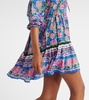 Hawken floral silk minidress