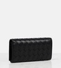 Intrecciato leather wallet