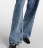 Knit Band straight jeans