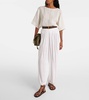 Lanai linen-blend palazzo pants