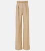 Edward silk wide-leg pants