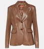 Fenice leather blazer