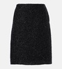 Corinna lame pencil skirt