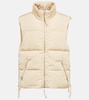 Oversized down-filled puffer vest