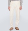 Linen straight pants