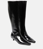 The Slim leather knee-high-boots