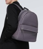 Zip N Flap logo jacquard backpack