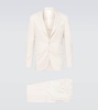 Cotton and cashmere-blend suit