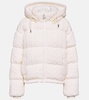 Kate cable-knit wool down jacket