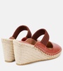 Siena 70 leather espadrille wedges