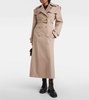 Cotton twill trench coat